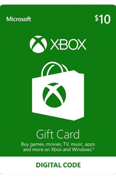 XBOX Gift Card $10 (USA)
